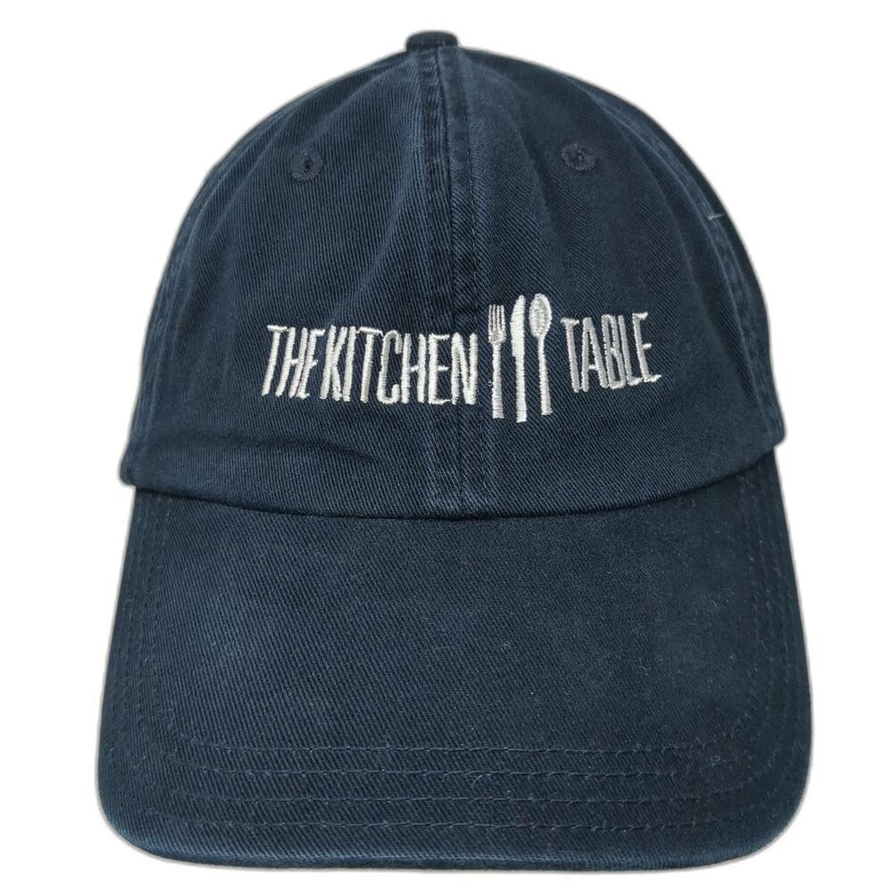 Alternative Blue One Size Baseball Cap Hat The Kitchen Table Restaurant Logo